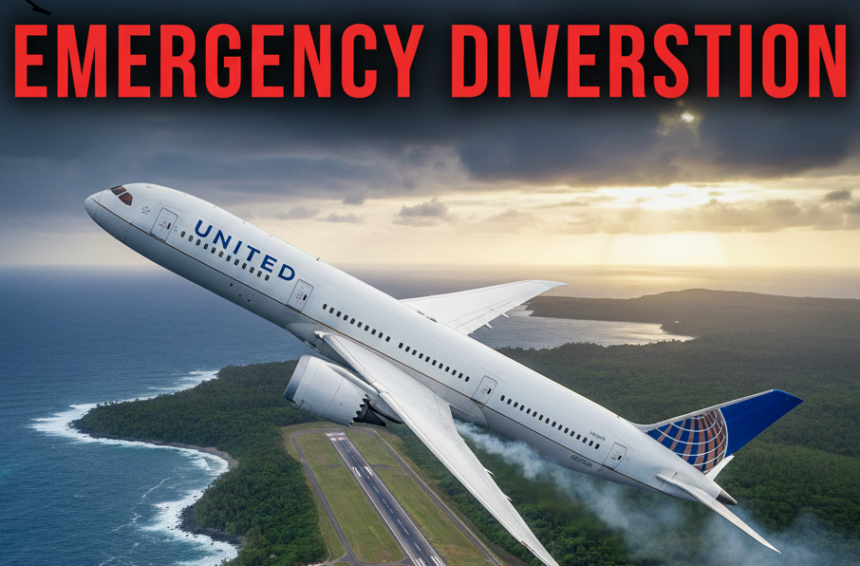 What Happened During United Airlines Flight UA770 Emergency Diversion?