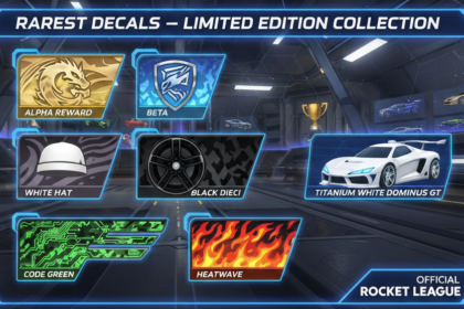 Where Can You Find the Rarest Decals in Rocket League?