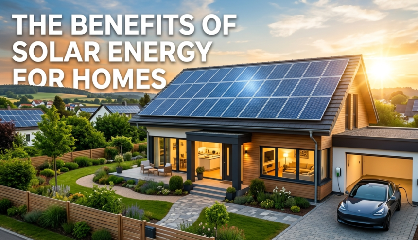 The Benefits of Solar Energy for Homes