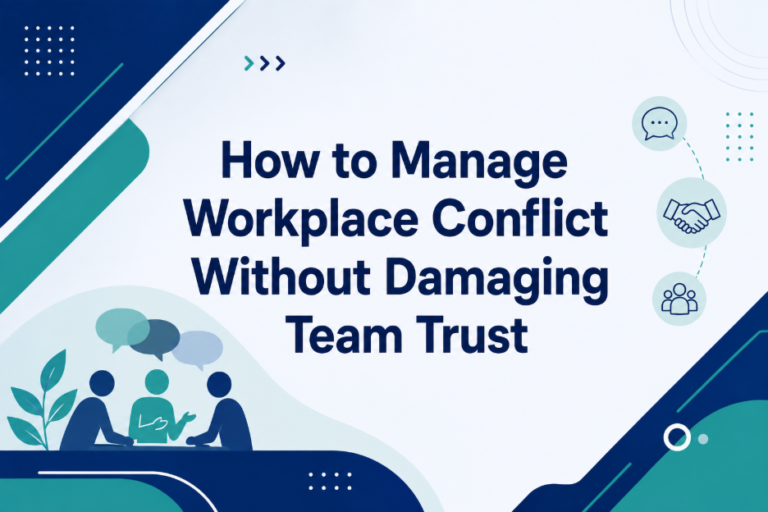How to Manage Workplace Conflict Without Damaging Team Trust