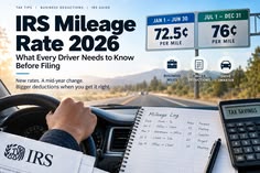 IRS Mileage Rate 2026
